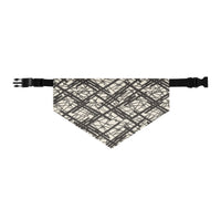 Sebastian & Clementine Vintage Collection Abstract Lines Bandana Collar for Dogs and Cats