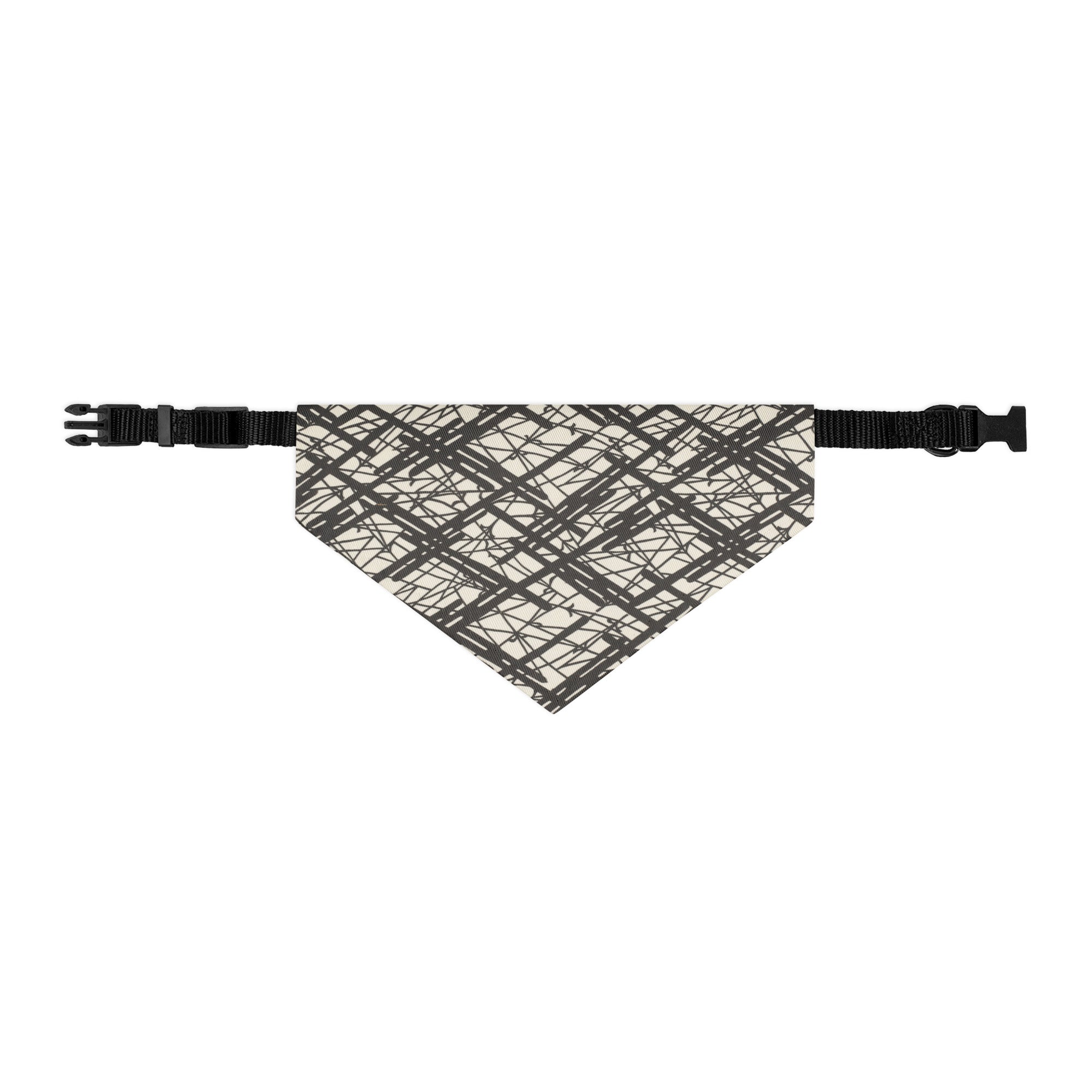 Sebastian & Clementine Vintage Collection Abstract Lines Bandana Collar for Dogs and Cats