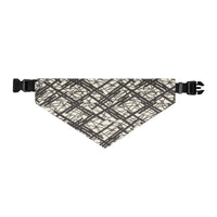 Sebastian & Clementine Vintage Collection Abstract Lines Bandana Collar for Dogs and Cats
