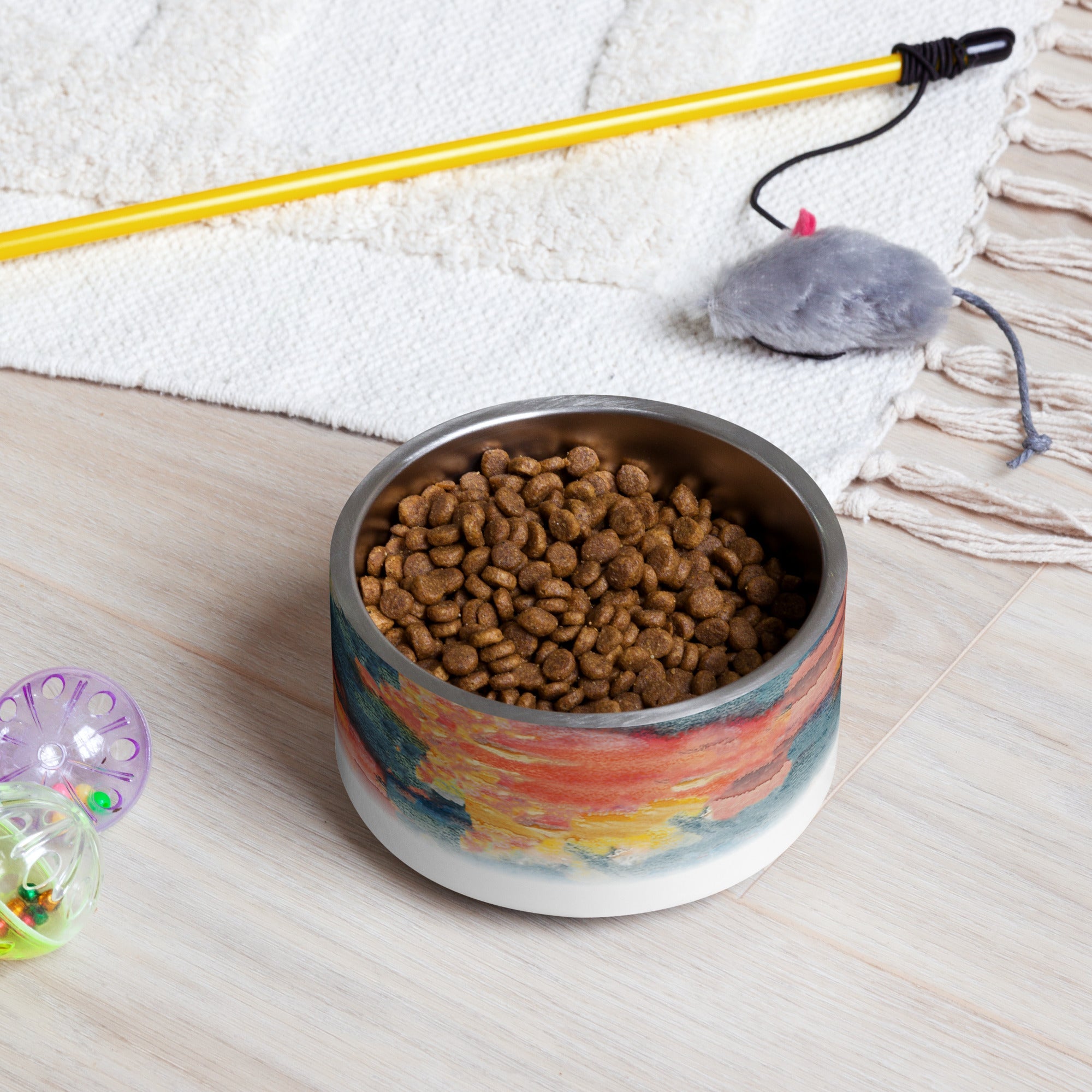 Sebastian & Clementine Sunset, Acapulco Vintage Collection Pet Bowl