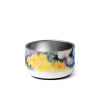 Sebastian & Clementine Yellow and Blue Vintage Collection Pet Bowl