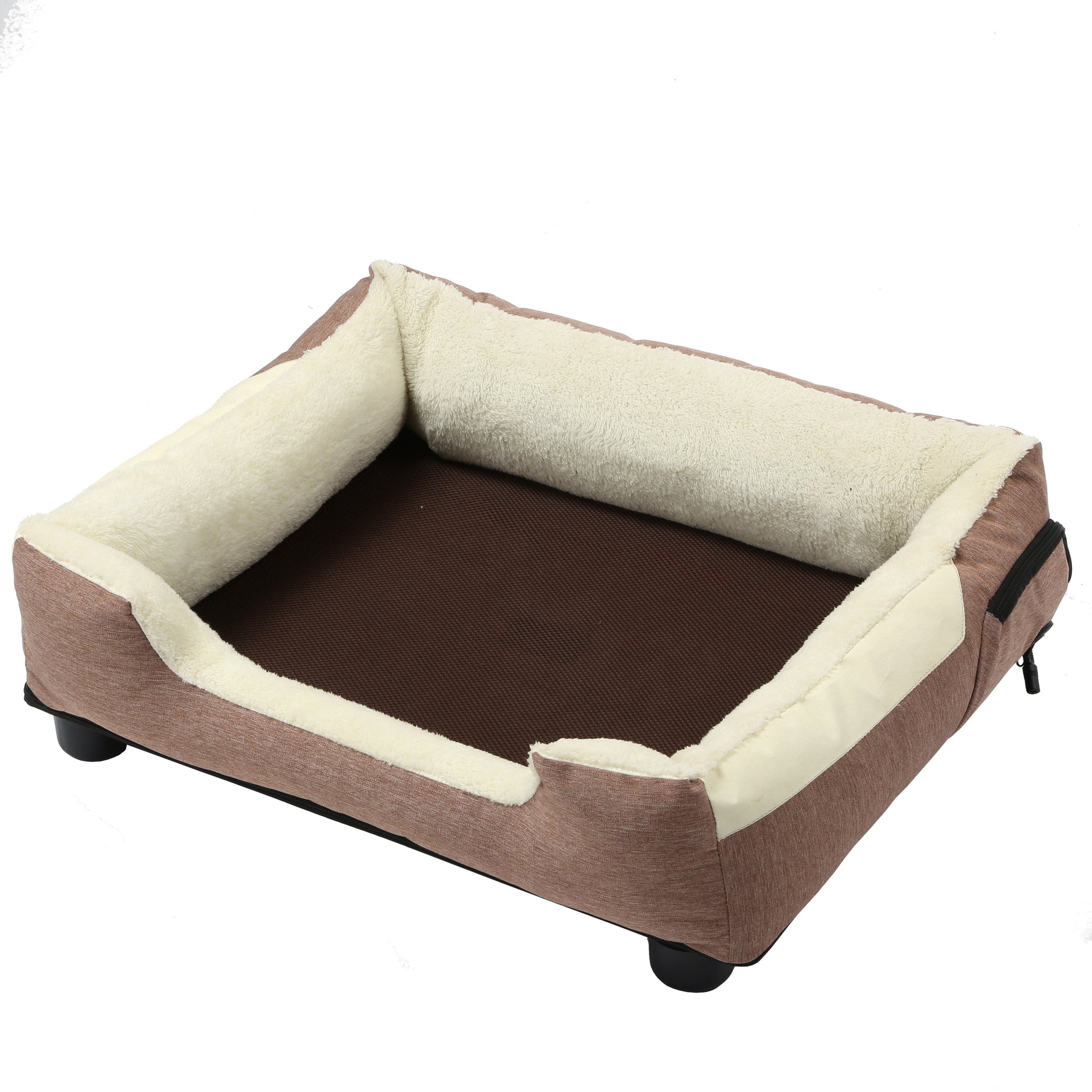 Pet Life "Dream Smart" Electronic Heating and Cooling Smart Dog Bed - BIG FRENCHIES