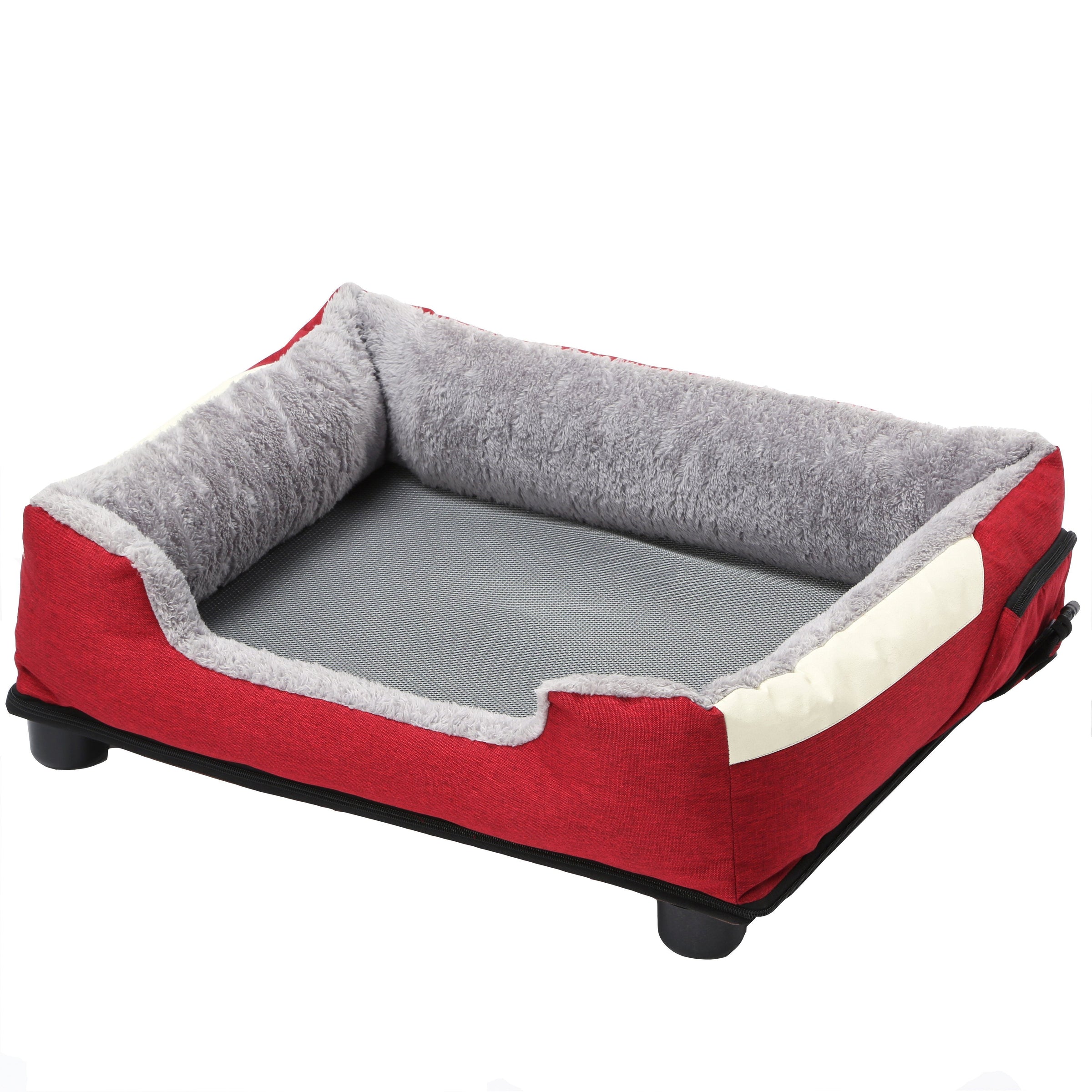 Pet Life "Dream Smart" Electronic Heating and Cooling Smart Dog Bed - BIG FRENCHIES