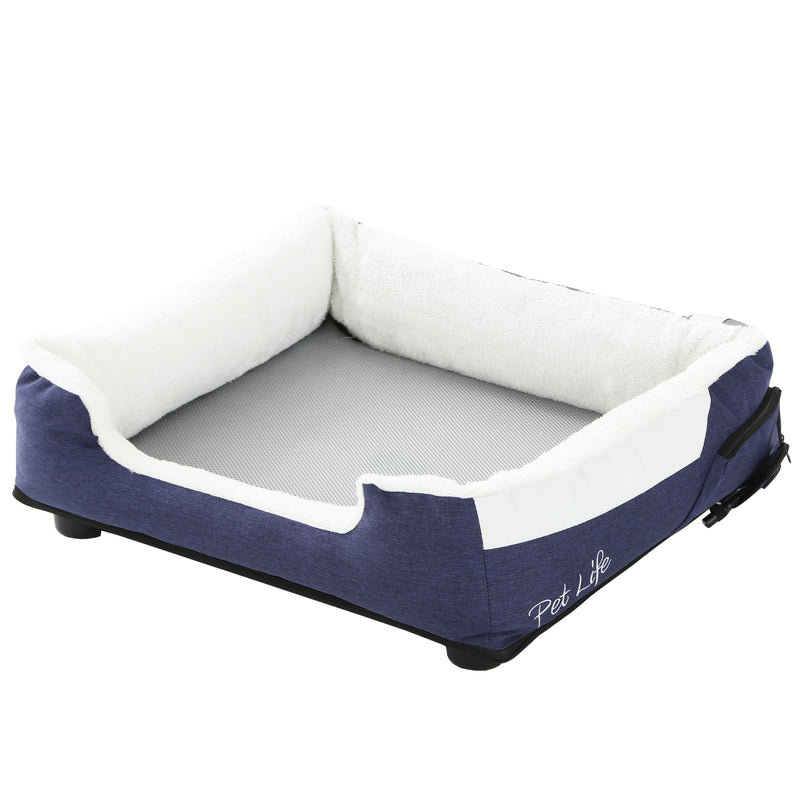 Pet Life "Dream Smart" Electronic Heating and Cooling Smart Dog Bed - BIG FRENCHIES