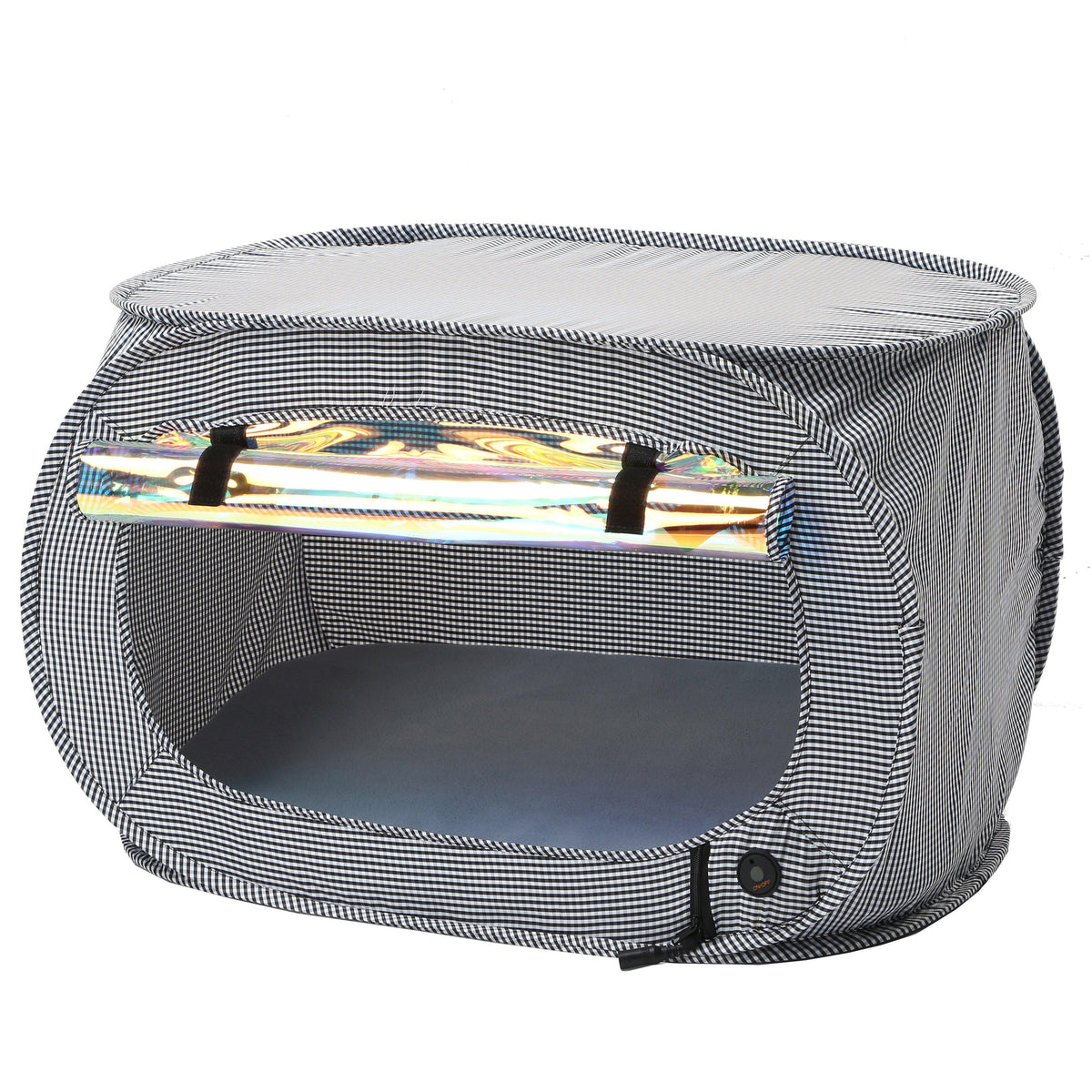 Pet Life "Enterlude" Electric Heating Wire Folding Travel Pet Tent Crate - BIG FRENCHIES