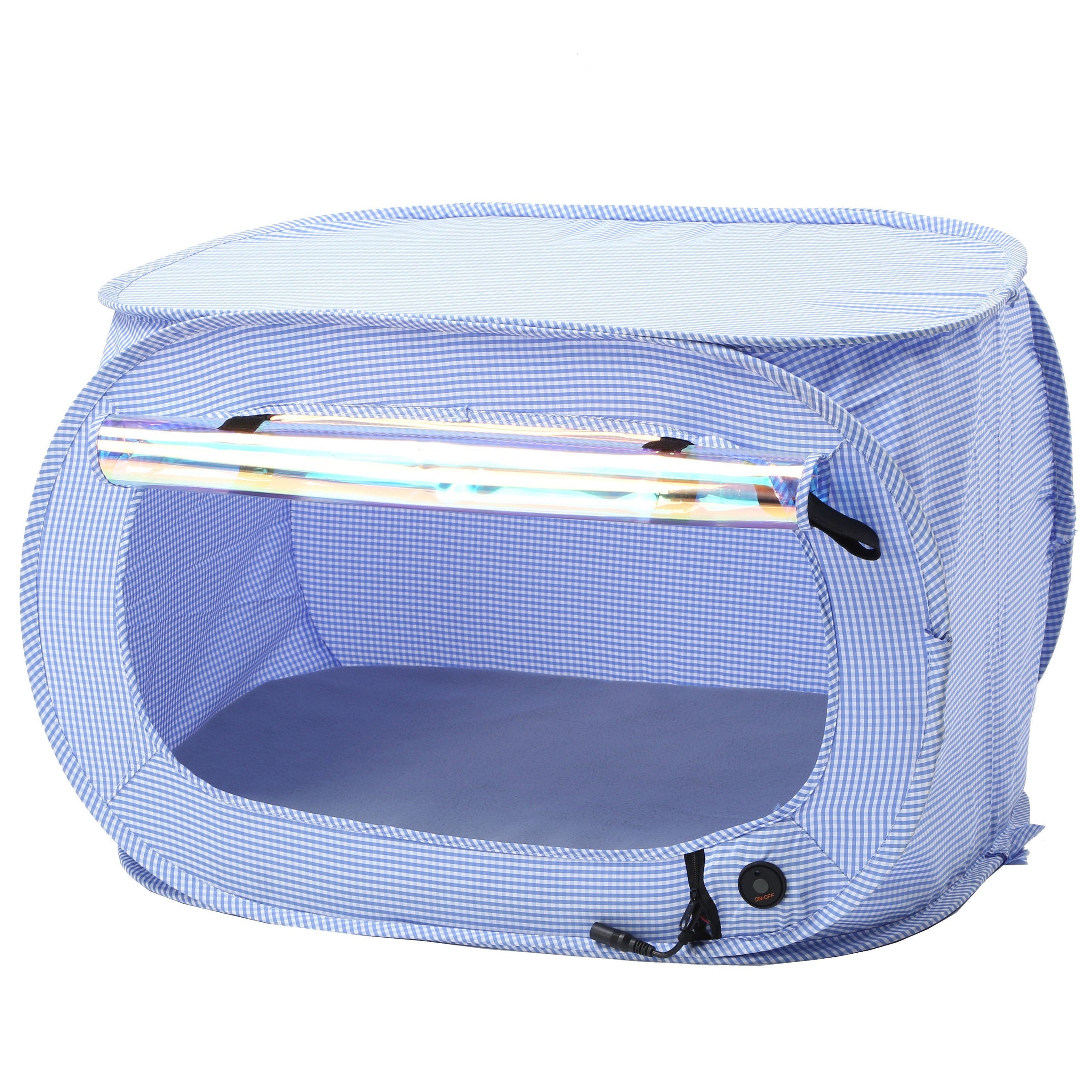Pet Life "Enterlude" Electric Heating Wire Folding Travel Pet Tent Crate - BIG FRENCHIES
