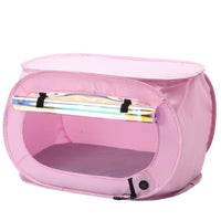 Pet Life "Enterlude" Electric Heating Wire Folding Travel Pet Tent Crate - BIG FRENCHIES