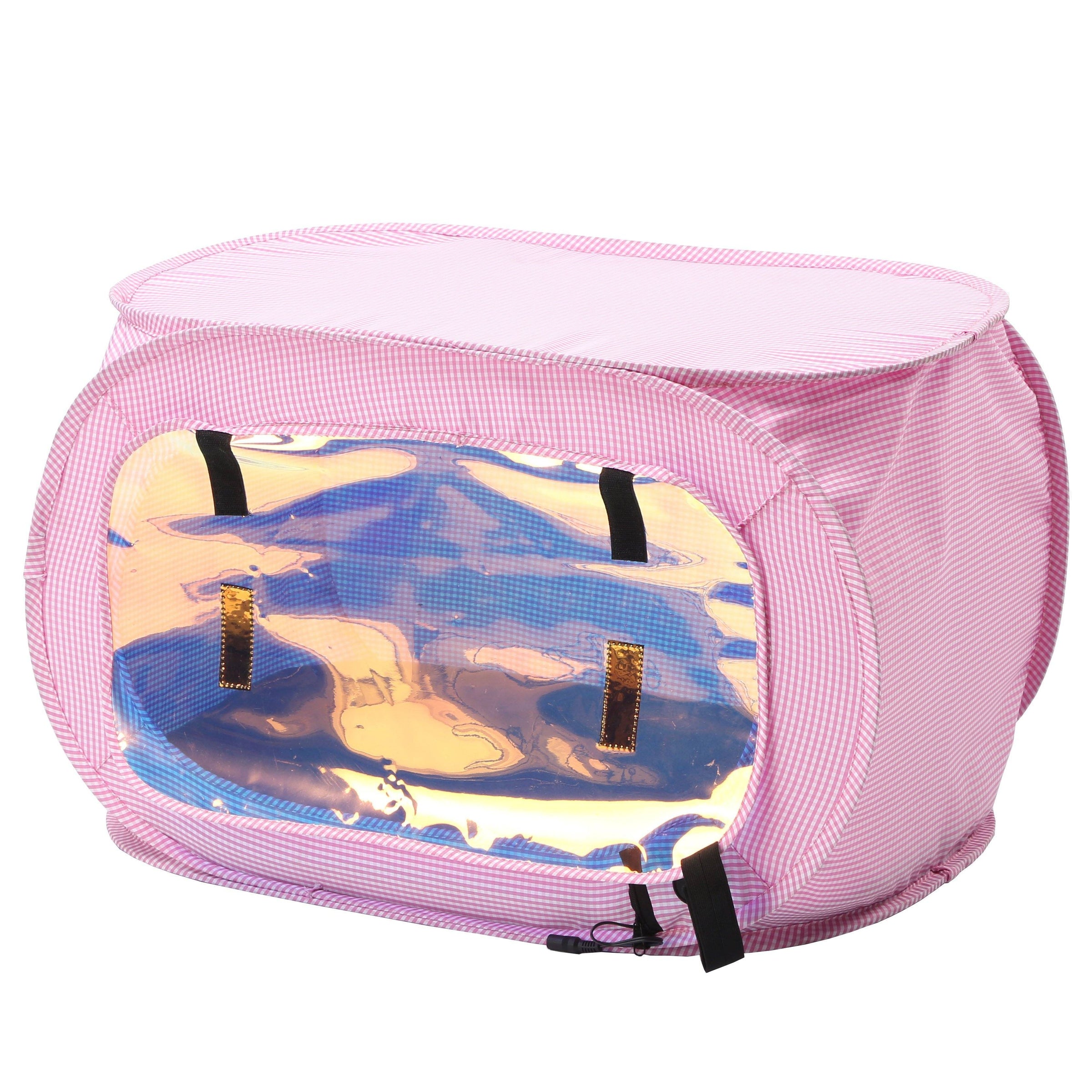 Pet Life "Enterlude" Electric Heating Wire Folding Travel Pet Tent Crate - BIG FRENCHIES