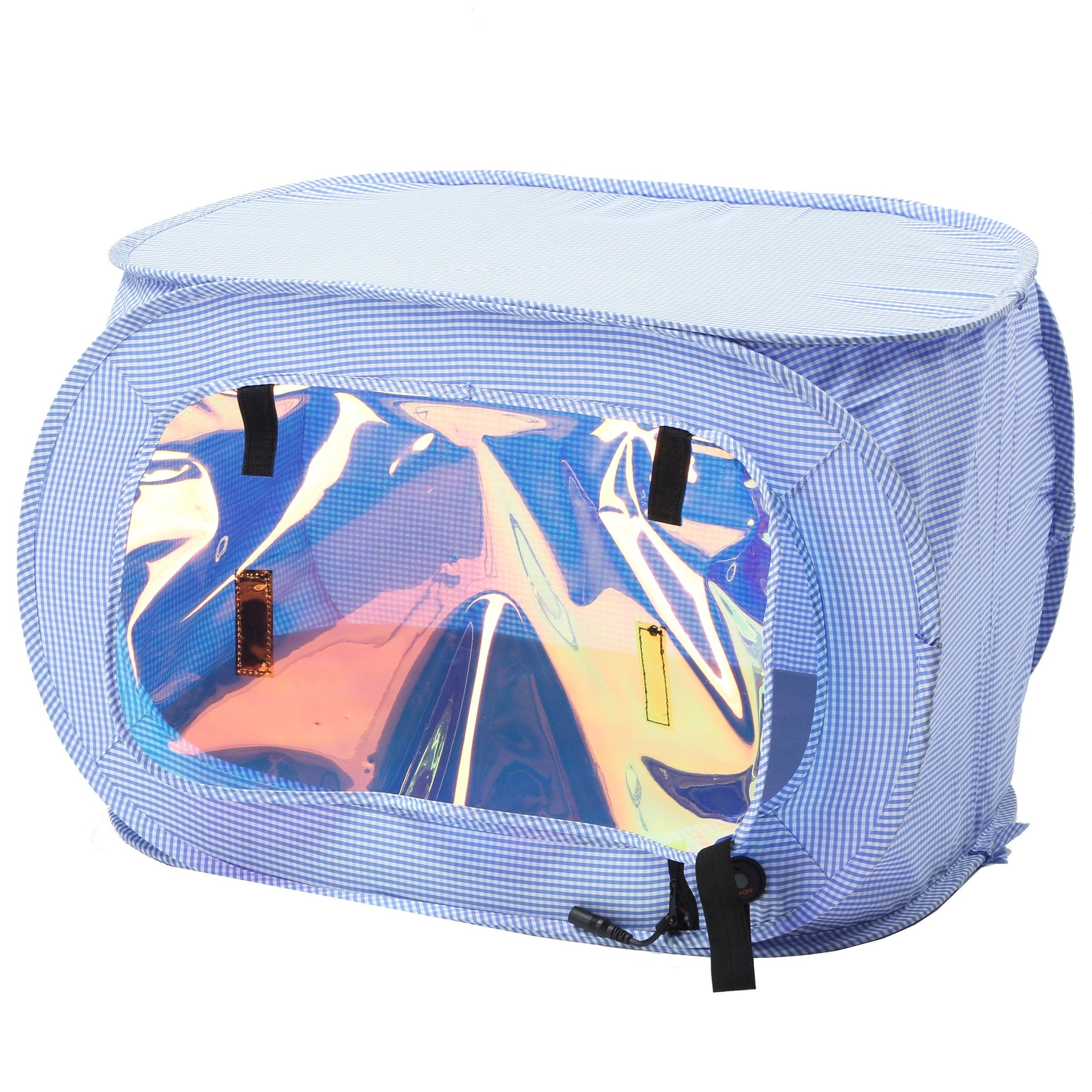 Pet Life "Enterlude" Electric Heating Wire Folding Travel Pet Tent Crate - BIG FRENCHIES