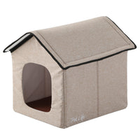 Pet Life 'Hush Puppy' Collapsible Electronic Heating and Cooling Smart Pet House - BIG FRENCHIES