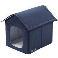 Pet Life 'Hush Puppy' Collapsible Electronic Heating and Cooling Smart Pet House - BIG FRENCHIES
