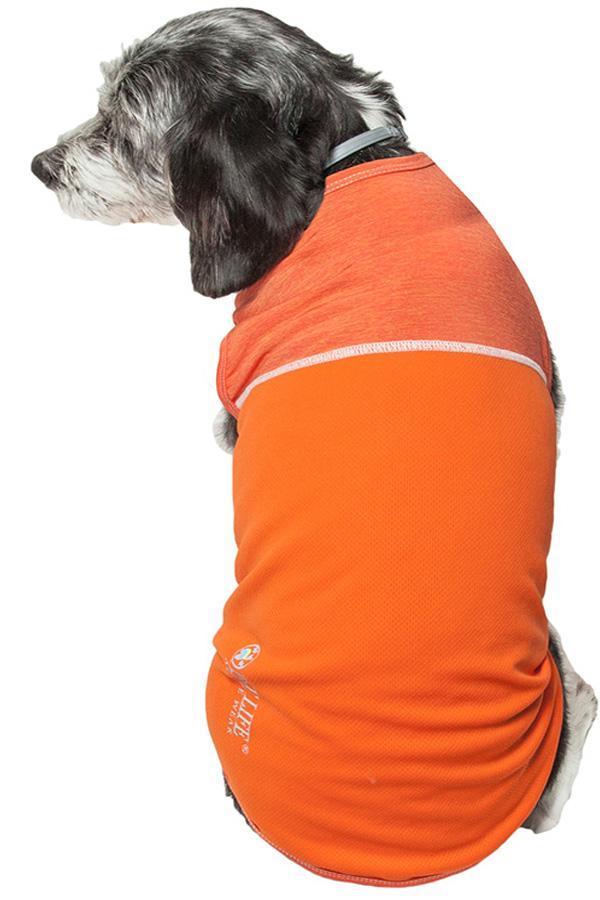 Pet Life ® Active 'Aero-Pawlse' Quick-Dry and 4-Way-Stretch Yoga Fitness Dog T-Shirt Tank Top - BIG FRENCHIES