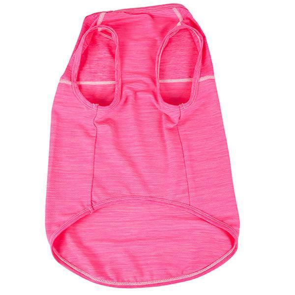 Pet Life ® Active 'Aero-Pawlse' Quick-Dry and 4-Way-Stretch Yoga Fitness Dog T-Shirt Tank Top - BIG FRENCHIES