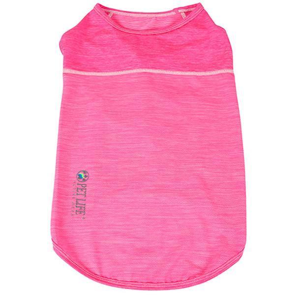 Pet Life ® Active 'Aero-Pawlse' Quick-Dry and 4-Way-Stretch Yoga Fitness Dog T-Shirt Tank Top - BIG FRENCHIES