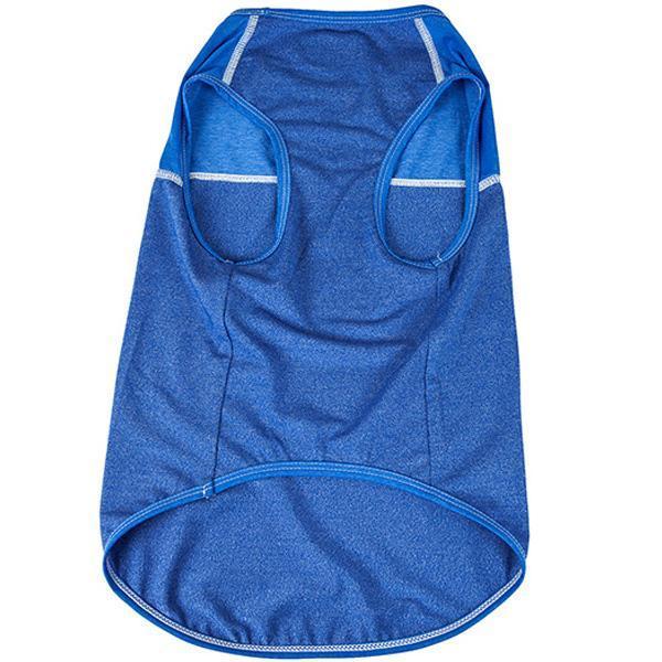 Pet Life ® Active 'Aero-Pawlse' Quick-Dry and 4-Way-Stretch Yoga Fitness Dog T-Shirt Tank Top - BIG FRENCHIES