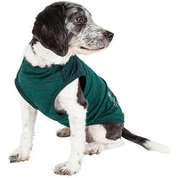 Pet Life ® Active 'Aero-Pawlse' Quick-Dry and 4-Way-Stretch Yoga Fitness Dog T-Shirt Tank Top - BIG FRENCHIES
