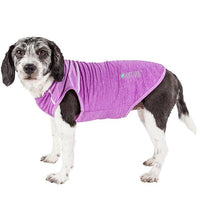 Pet Life ® Active 'Aero-Pawlse' Quick-Dry and 4-Way-Stretch Yoga Fitness Dog T-Shirt Tank Top - BIG FRENCHIES