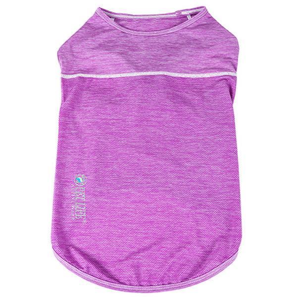 Pet Life ® Active 'Aero-Pawlse' Quick-Dry and 4-Way-Stretch Yoga Fitness Dog T-Shirt Tank Top - BIG FRENCHIES