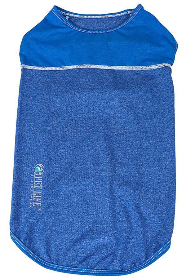 Pet Life ® Active 'Aero-Pawlse' Quick-Dry and 4-Way-Stretch Yoga Fitness Dog T-Shirt Tank Top - BIG FRENCHIES
