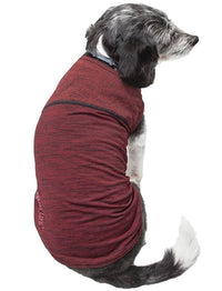 Pet Life ® Active 'Aero-Pawlse' Quick-Dry and 4-Way-Stretch Yoga Fitness Dog T-Shirt Tank Top - BIG FRENCHIES
