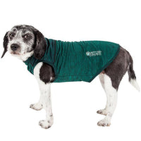 Pet Life ® Active 'Aero-Pawlse' Quick-Dry and 4-Way-Stretch Yoga Fitness Dog T-Shirt Tank Top - BIG FRENCHIES
