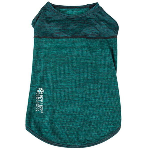 Pet Life ® Active 'Aero-Pawlse' Quick-Dry and 4-Way-Stretch Yoga Fitness Dog T-Shirt Tank Top - BIG FRENCHIES