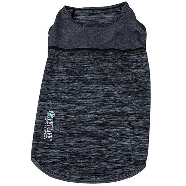 Pet Life ® Active 'Aero-Pawlse' Quick-Dry and 4-Way-Stretch Yoga Fitness Dog T-Shirt Tank Top - BIG FRENCHIES