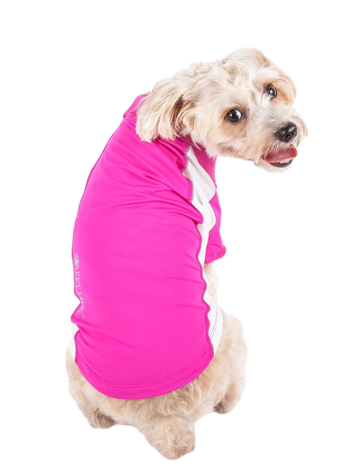 Pet Life ® Active 'Barko Pawlo' Relax-Stretch Quick-Drying Performance Dog Polo T-Shirt - BIG FRENCHIES