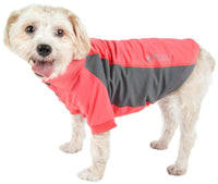 Pet Life ® Active 'Barko Pawlo' Relax-Stretch Quick-Drying Performance Dog Polo T-Shirt - BIG FRENCHIES