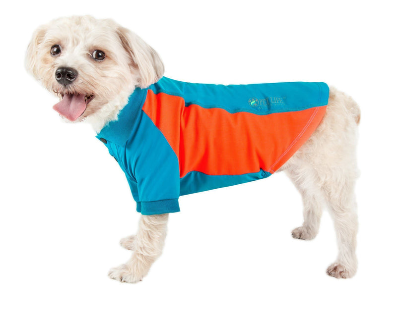 Pet Life ® Active 'Barko Pawlo' Relax-Stretch Quick-Drying Performance Dog Polo T-Shirt - BIG FRENCHIES