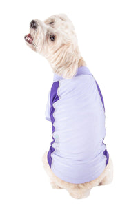 Pet Life ® Active 'Barko Pawlo' Relax-Stretch Quick-Drying Performance Dog Polo T-Shirt - BIG FRENCHIES