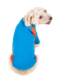 Pet Life ® Active 'Barko Pawlo' Relax-Stretch Quick-Drying Performance Dog Polo T-Shirt - BIG FRENCHIES