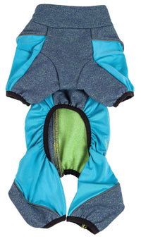 Pet Life ® Active 'Chase Pacer' Medium-weight 4-Way-Stretch Yoga Fitness Dog Tracksuit - BIG FRENCHIES