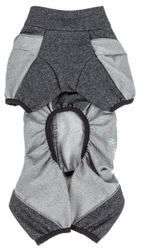 Pet Life ® Active 'Chase Pacer' Medium-weight 4-Way-Stretch Yoga Fitness Dog Tracksuit - BIG FRENCHIES