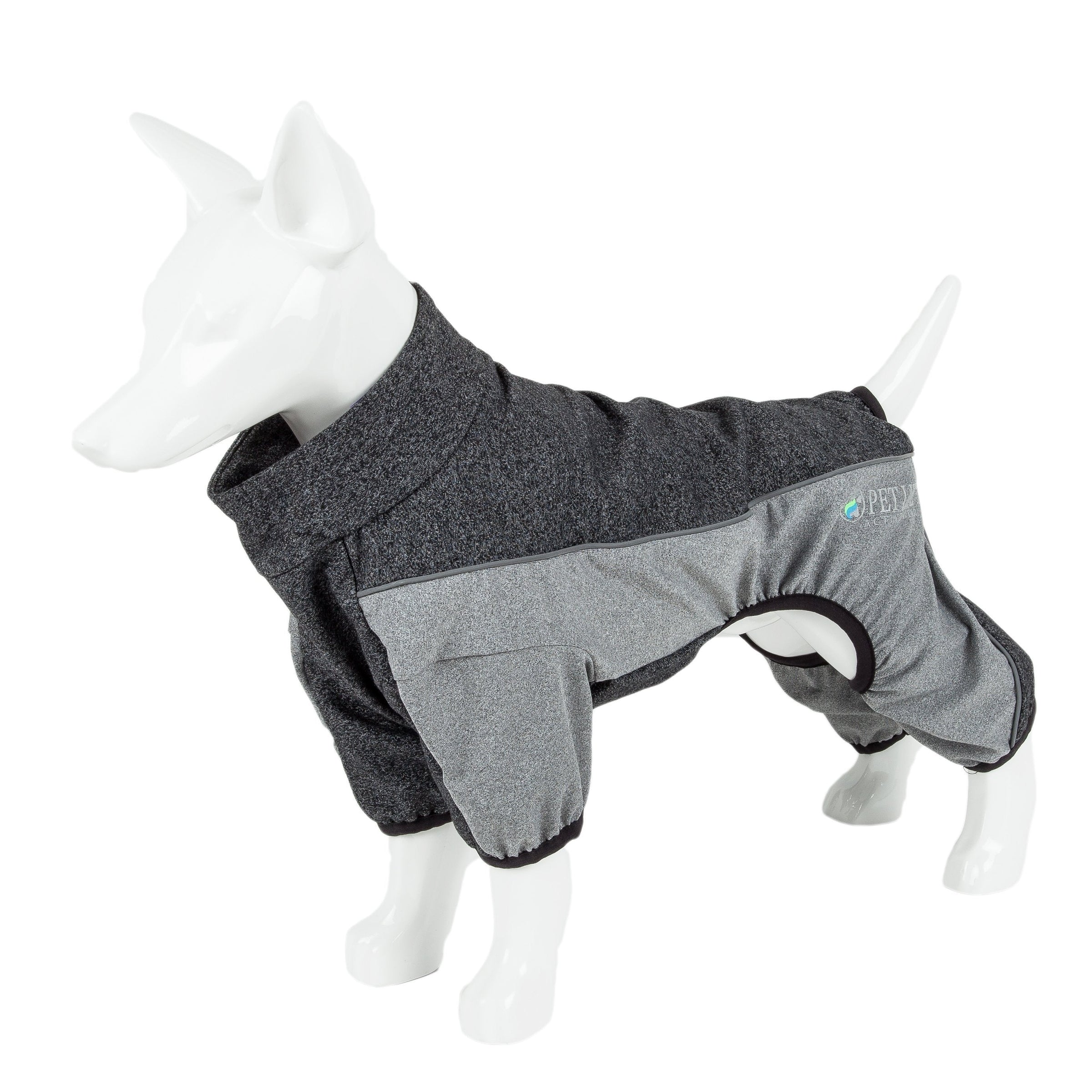 Pet Life ® Active 'Chase Pacer' Medium-weight 4-Way-Stretch Yoga Fitness Dog Tracksuit - BIG FRENCHIES