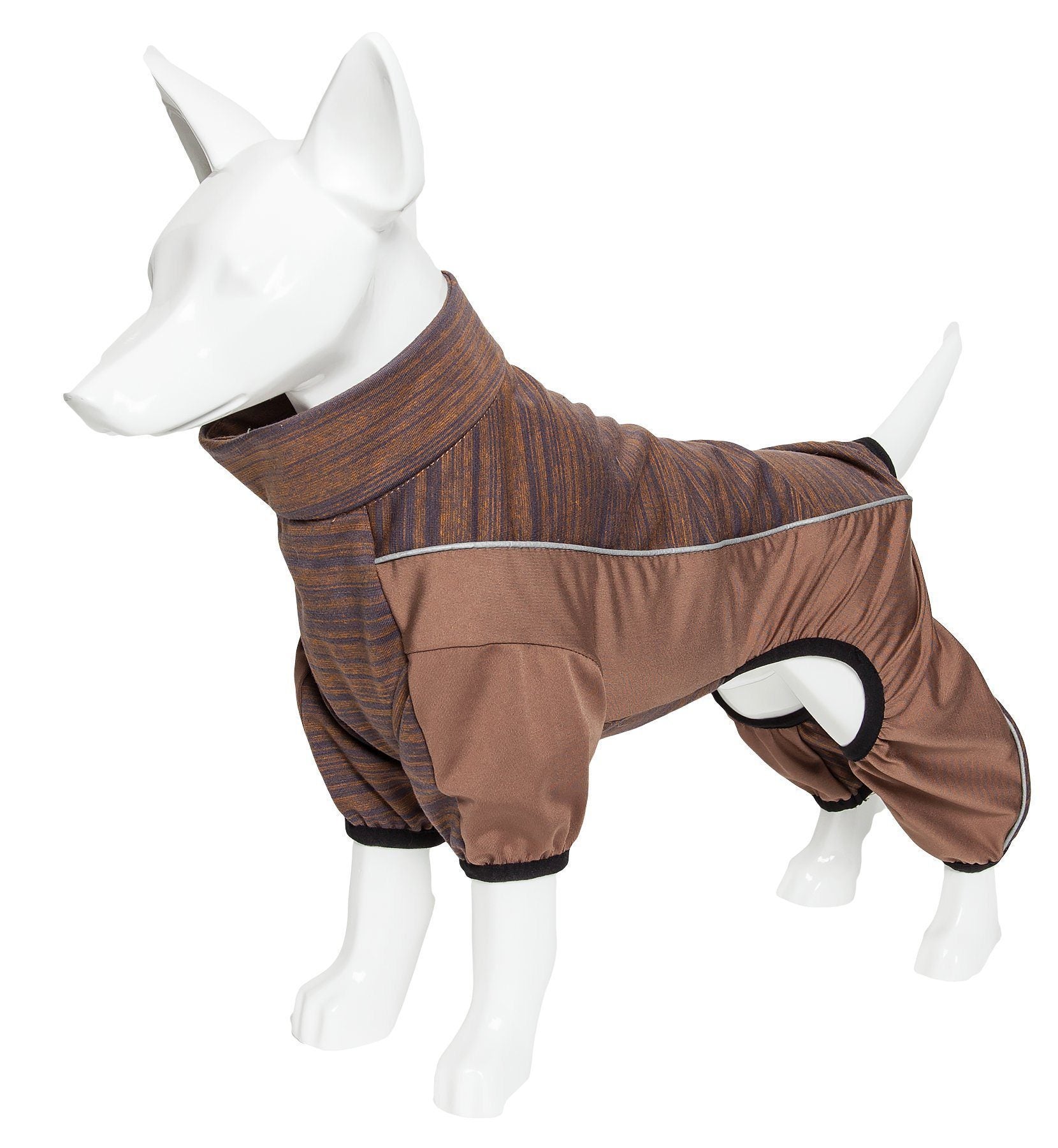 Pet Life ® Active 'Chase Pacer' Medium-weight 4-Way-Stretch Yoga Fitness Dog Tracksuit - BIG FRENCHIES