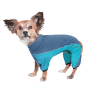 Pet Life ® Active 'Chase Pacer' Medium-weight 4-Way-Stretch Yoga Fitness Dog Tracksuit - BIG FRENCHIES