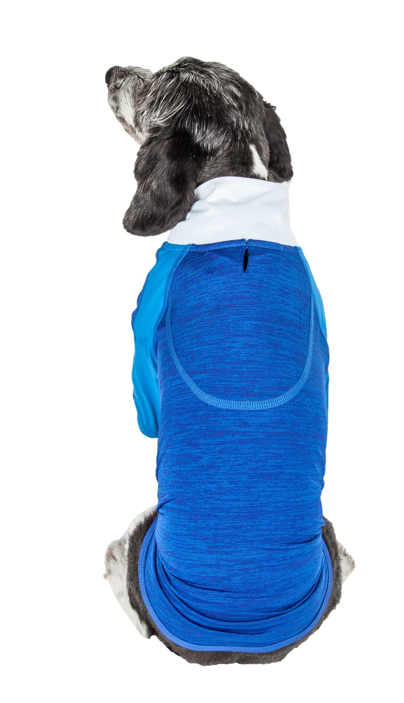 Pet Life ® Active 'Chewitt Wagassy' 4-Way-Stretch Yoga Fitness Long-Sleeve Dog T-Shirt - BIG FRENCHIES