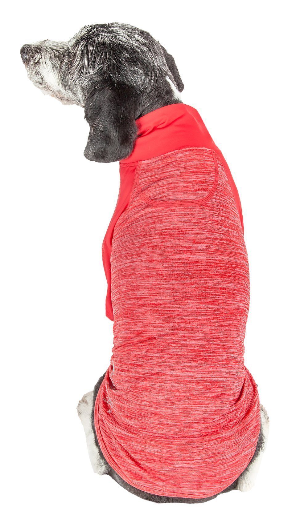 Pet Life ® Active 'Chewitt Wagassy' 4-Way-Stretch Yoga Fitness Long-Sleeve Dog T-Shirt - BIG FRENCHIES