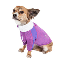 Pet Life ® Active 'Chewitt Wagassy' 4-Way-Stretch Yoga Fitness Long-Sleeve Dog T-Shirt - BIG FRENCHIES