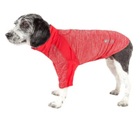 Pet Life ® Active 'Chewitt Wagassy' 4-Way-Stretch Yoga Fitness Long-Sleeve Dog T-Shirt - BIG FRENCHIES