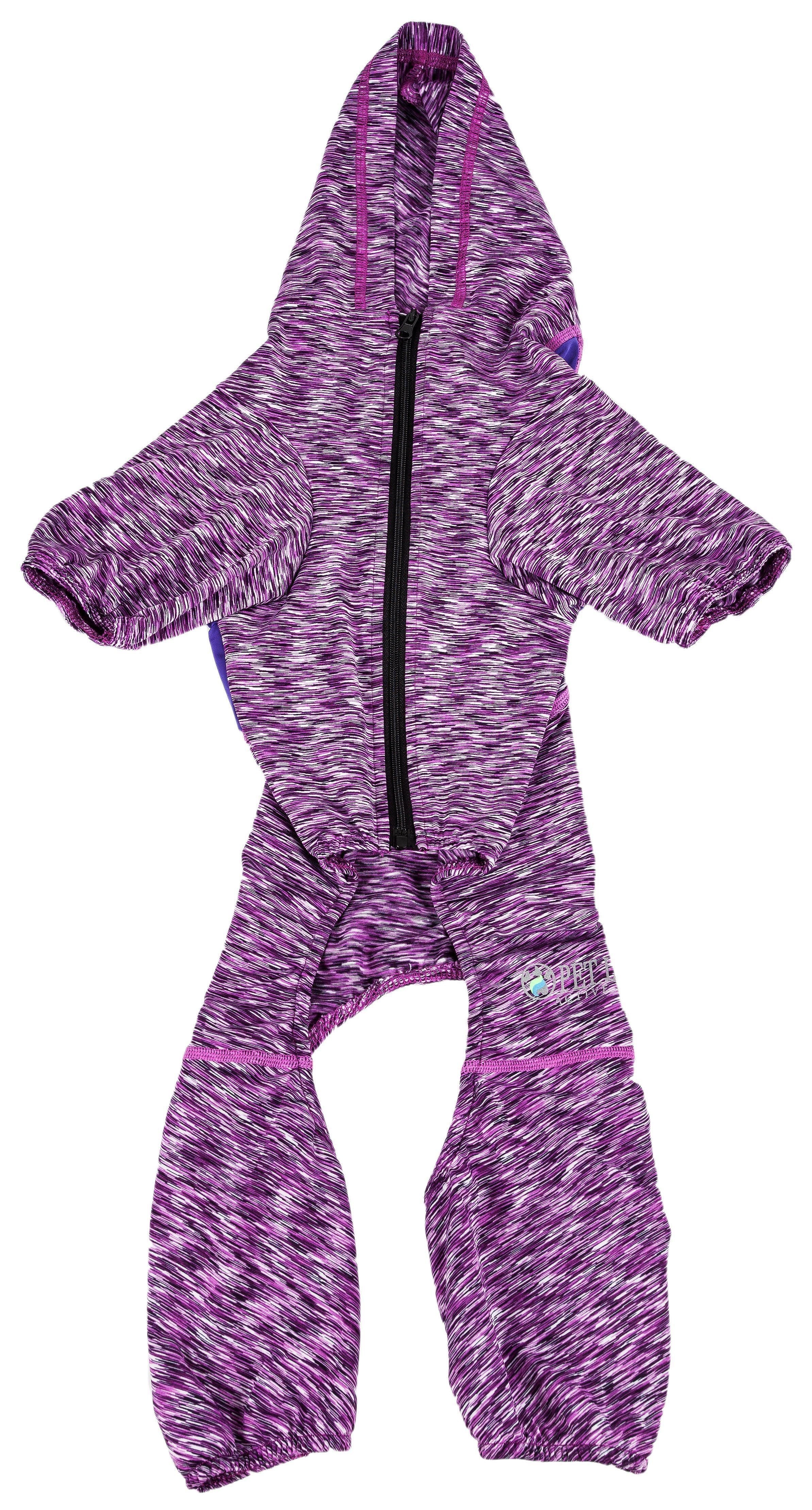 Pet Life ® Active 'Downward Dog' 4-Way-Stretch Fitness Yoga Dog Tracksuit Hoodie - BIG FRENCHIES