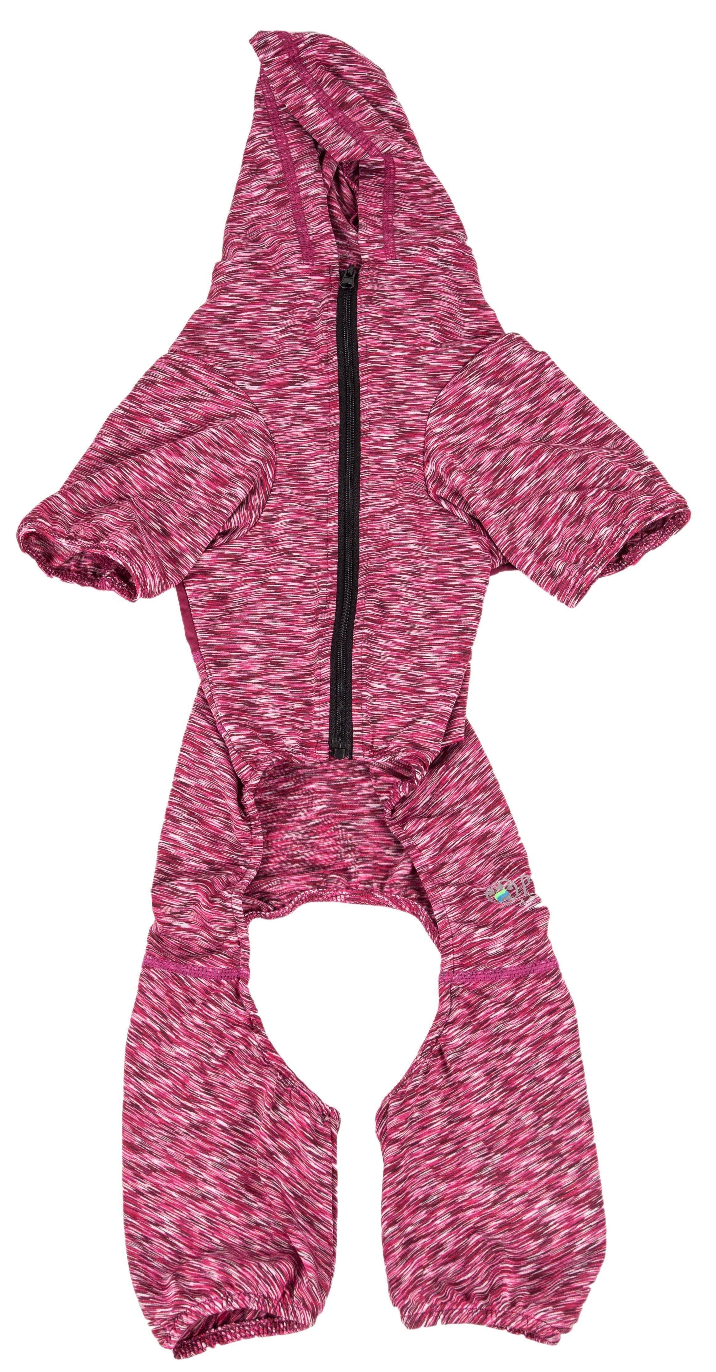 Pet Life ® Active 'Downward Dog' 4-Way-Stretch Fitness Yoga Dog Tracksuit Hoodie - BIG FRENCHIES