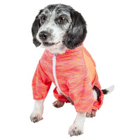 Pet Life ® Active 'Downward Dog' 4-Way-Stretch Fitness Yoga Dog Tracksuit Hoodie - BIG FRENCHIES
