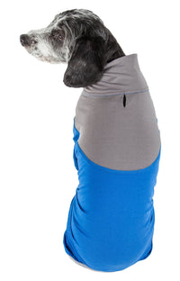 Pet Life ® Active 'Embarker' 4-Way Stretch Fitness Yoga Full Body Dog Tracksuit - BIG FRENCHIES