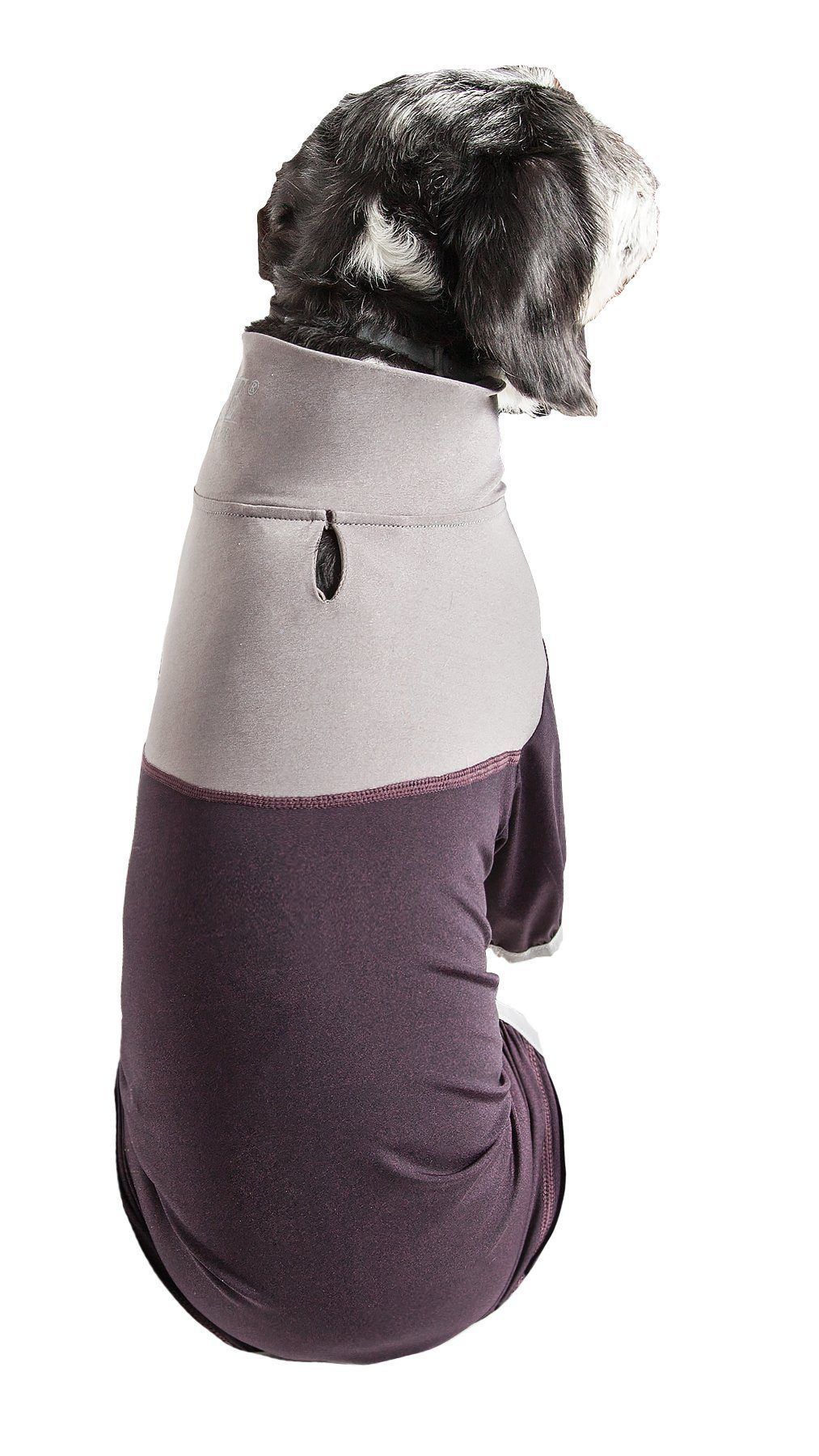 Pet Life ® Active 'Embarker' 4-Way Stretch Fitness Yoga Full Body Dog Tracksuit - BIG FRENCHIES