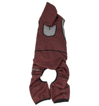 Pet Life ® Active 'Fur-Breeze' Medium-weight 4-Way-Stretch Full Body Hooded Dog Yoga sweater - BIG FRENCHIES