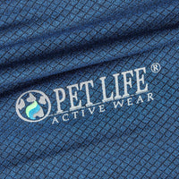 Pet Life ® Active 'Fur-Flex' Stretch and Quick-Dry Anti-Odor Fitness Yoga Dog Polo T-Shirt - BIG FRENCHIES
