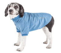 Pet Life ® Active 'Fur-Flex' Stretch and Quick-Dry Anti-Odor Fitness Yoga Dog Polo T-Shirt - BIG FRENCHIES