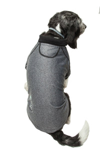 Pet Life ® Active 'Fur-Flex' Stretch and Quick-Dry Anti-Odor Fitness Yoga Dog Polo T-Shirt - BIG FRENCHIES